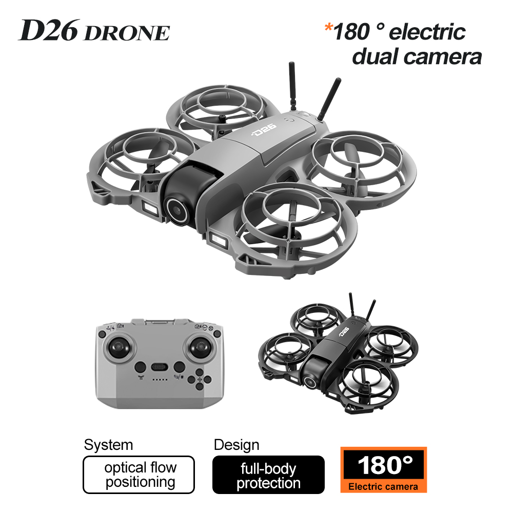 Fpv Brushless Rc Drone 4K - Dron RC Mini 4K D26, con