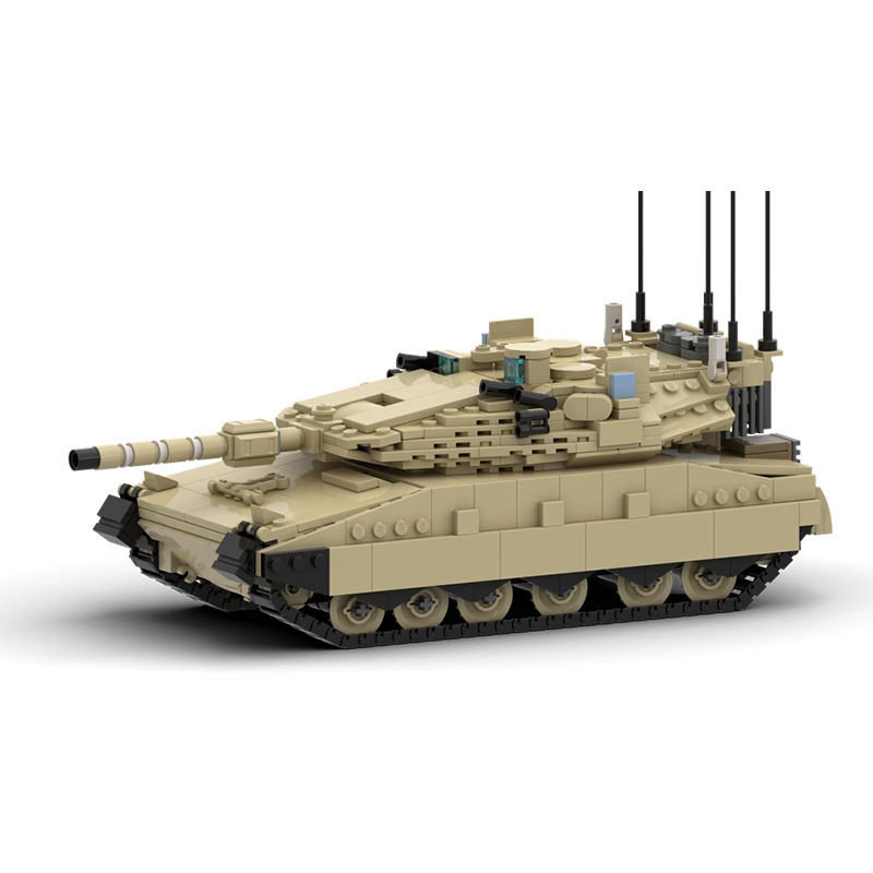 Lego Compatible Military Tank - Bloques de Construcción del Tanque Merkava