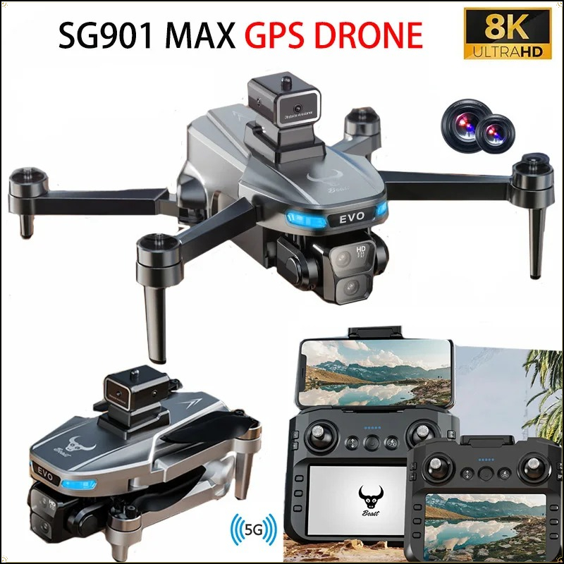 Fpv Brushless Rc Drone 4K - Dron 8K Profesional con GPS, Cámara