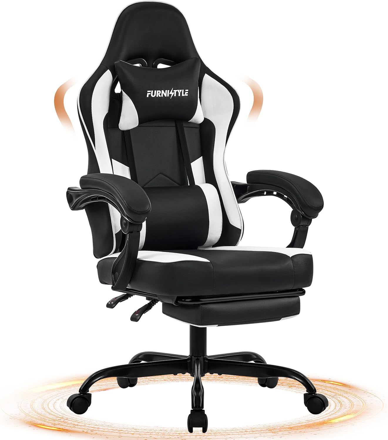 Silla de juego con reposapiés, - Video Games reseña y precio