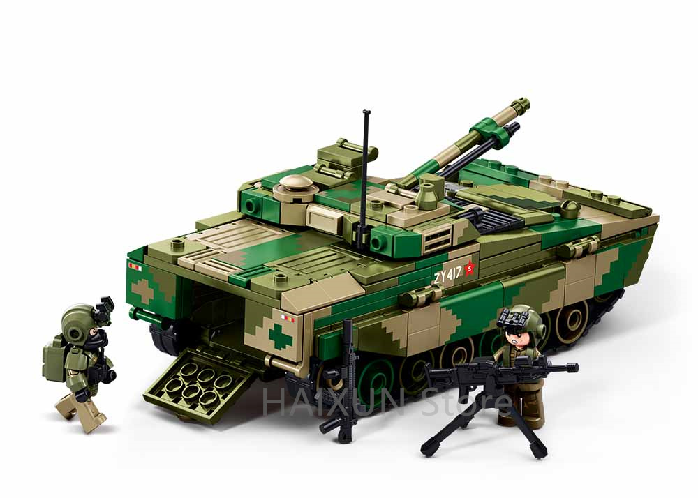 Bloques de Construcción Sluban - Lego Compatible Military Tank reseña y precio