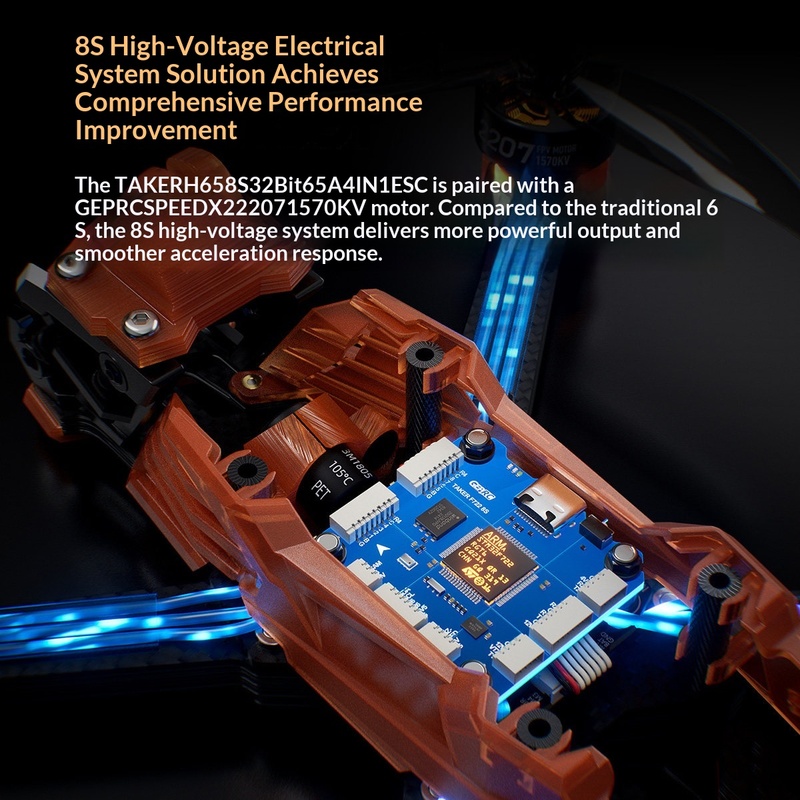 Nuevo Dron FPV Geprc Vapor-X/D - Fpv Brushless Rc Drone 4K reseña y precio