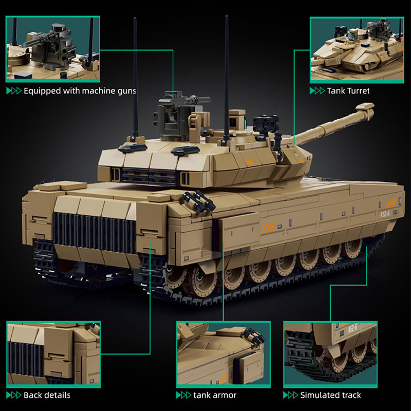 Bloques de Construcción del Ta - Lego Compatible Military Tank reseña y precio