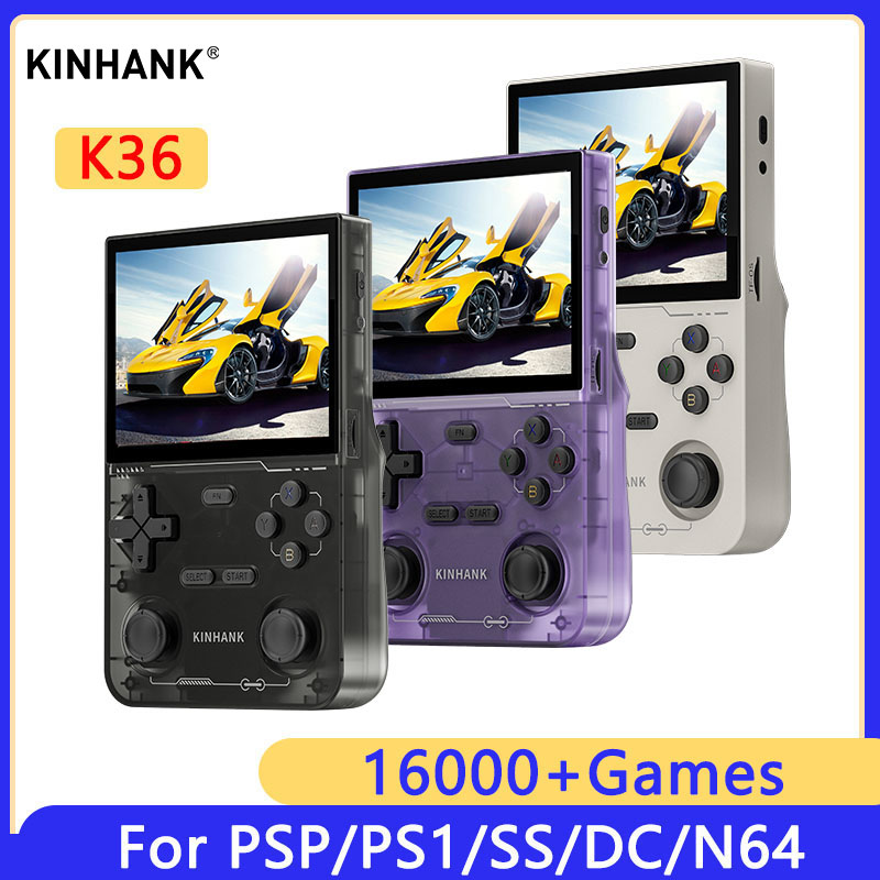 KINHANK K36 Consola de videoju - Retro Handheld Game Console R36S reseña y precio