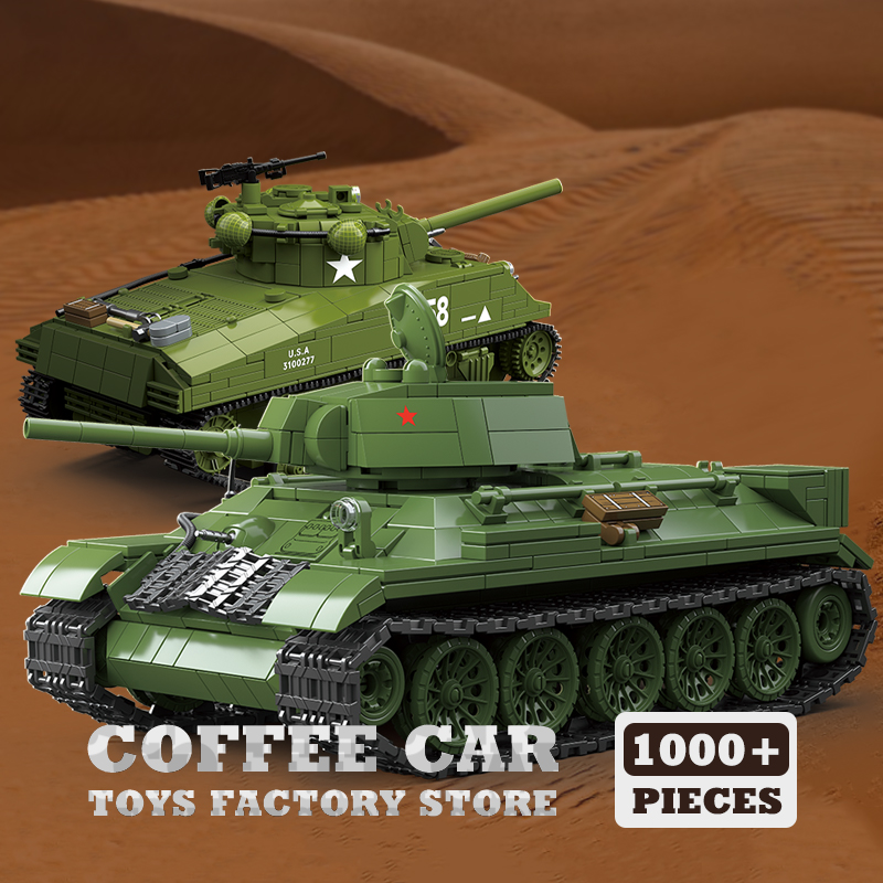 Bloques de Construcción de Tan - Lego Compatible Military Tank reseña y precio