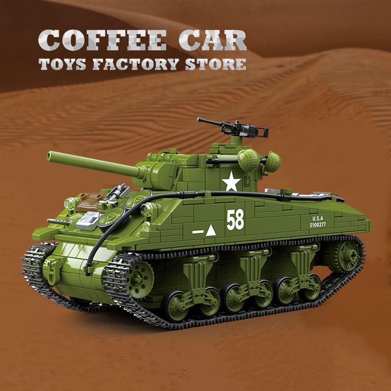 Bloques de Construcción de Tan - Lego Compatible Military Tank reseña y precio